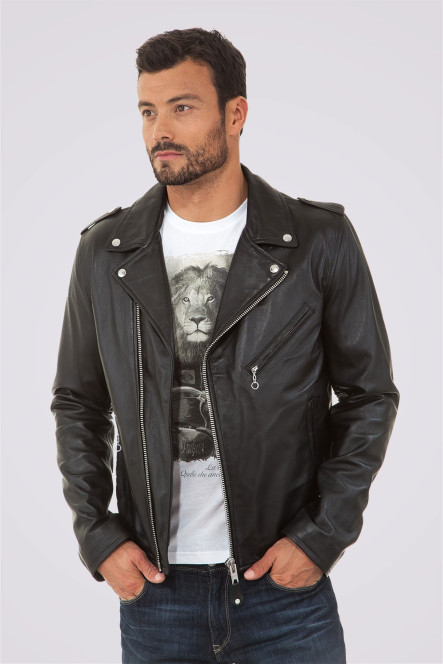 Perfecto homme Schott LC1140 Noir