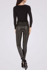 Pantalon en cuir Ventcouvert JEGGING Noir