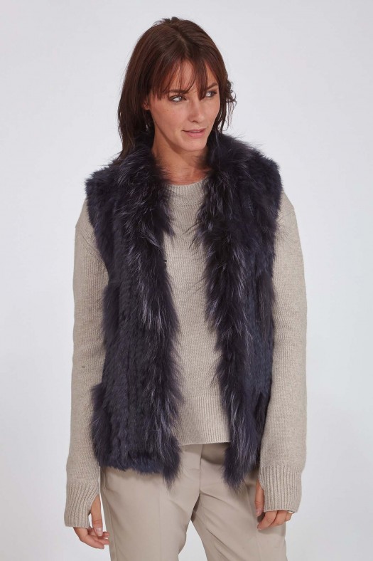 Gilet en cuir pour femme Sélection Cesare Nori 01002L