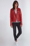 Blouson et veste cuir pour femme Serge Pariente CITY GIRL Rouge