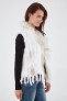 Manteau en fourrure pour femme Sélection Cesare Nori 01001L Blanc