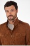 Veste en cuir homme Cesare Nori LODGE COGNAC