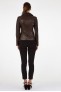Blouson et veste cuir pour femme Sélection Cesare Nori H12-28 marron