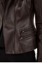Blouson et veste cuir pour femme Sélection Cesare Nori H12-28 marron