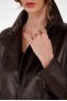 Blouson et veste cuir pour femme Sélection Cesare Nori H12-28 marron