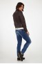 Perfecto femme en cuir, daim, peau lainée Serge Pariente CITY GIRL Marron