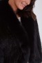 Manteau en fourrure pour femme Sélection Cesare Nori 03007V Noir