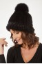 Accessoires Sélection Cesare Nori BONNET VISON Noir