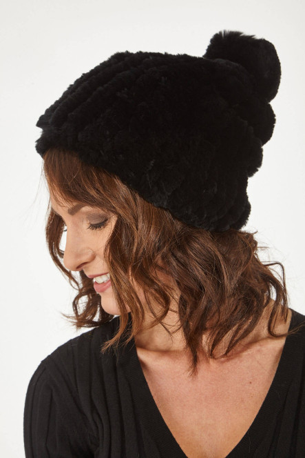 BONNET REX Noir