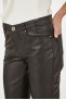 Pantalon en cuir Serge Pariente Sexy Noir