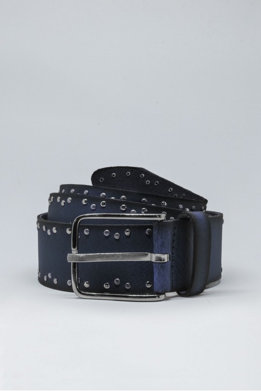 Ceintures en Cuir Vanzetti V5619A6781 Bleu jean's