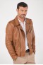 Blouson et veste cuir pour homme Cesare Nori COSTELLO Camel