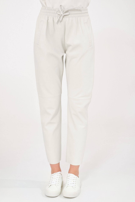 Blouson et veste cuir pour femme Oakwood GIFT Blanc