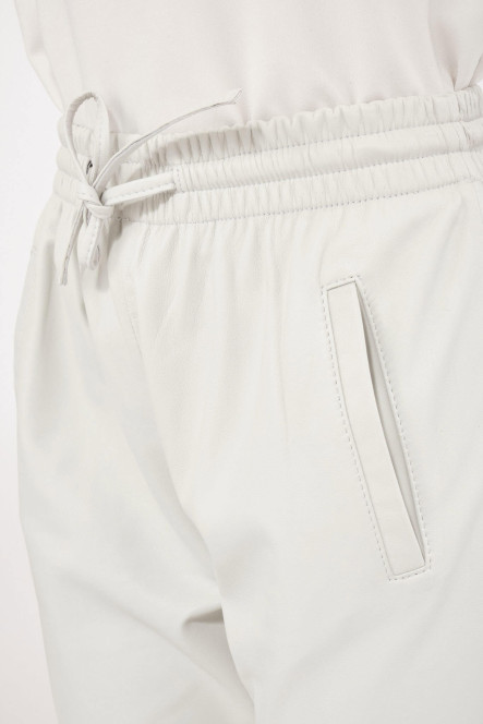 Blouson et veste cuir pour femme Oakwood GIFT Blanc