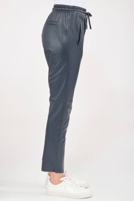 Blouson et veste cuir pour femme Oakwood GIFT Bleu