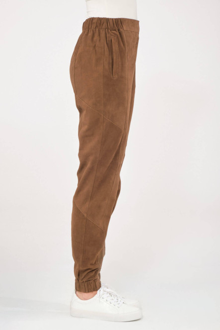 Pantalon cuir, jupe en cuir Giorgio & Mario IZIA Cappuccino