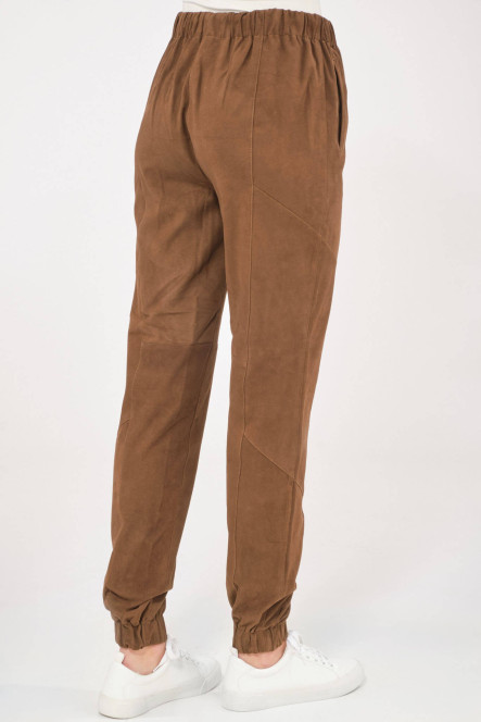 Pantalon cuir, jupe en cuir Giorgio & Mario IZIA Cappuccino