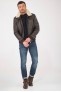 Blouson et veste cuir pour homme Giorgio & Mario RAFAEL Marron