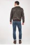 Blouson et veste cuir pour homme Giorgio & Mario RAFAEL Marron