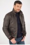 Blouson et veste cuir pour homme Giorgio & Mario RAFAEL Marron