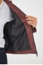 Blouson cuir, daim, peau lainée Milestone TRINA Bordeaux