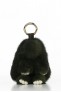 Accessoires Cuir et Fourrure Cesare Nori PORTE CLES LAPIN VISON Kaki