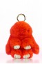 Accessoires Cuir et Fourrure Cesare Nori PORTE CLES LAPIN REX Orange
