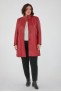 Manteau cuir, 3/4 et peau lainée Cesare Nori CHRISTY Rouge