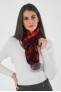 Accessoires Cuir et Fourrure Sélection Cesare Nori 04069L ECHARPE Rouge chiné
