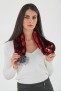 Accessoires Cuir et Fourrure Sélection Cesare Nori 04069L ECHARPE Rouge chiné