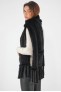 Accessoires Cuir et Fourrure Sélection Cesare Nori 04011V Etole vison noir
