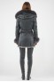 Manteau en fourrure pour femme Intuition ELISA Noir Leo