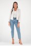 Blouson cuir, daim, peau lainée Cesare Nori AMANDINE Blanc