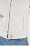 Blouson cuir, daim, peau lainée Cesare Nori AMANDINE Blanc
