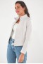 Blouson cuir, daim, peau lainée Cesare Nori AMANDINE Blanc