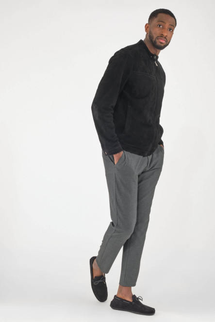 Blouson Daim Homme Torras B89830E Noir 2355