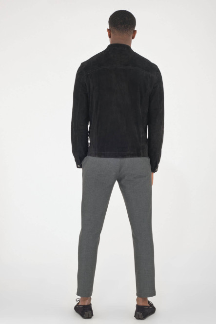 Blouson Daim Homme Torras B89830E Noir 2355