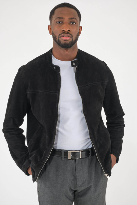 Blouson Daim Homme Torras B89830E Noir 2355
