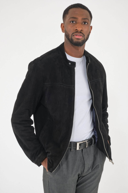 Blouson Daim Homme Torras B89830E Noir 2355