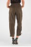 Pantalon en cuir Giorgio & Mario BARBADE Kaki