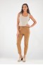 Pantalon en cuir Oakwood GIFT VELOURS Tan