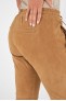 Pantalon en cuir Oakwood GIFT VELOURS Tan