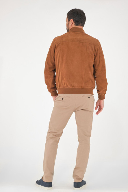 Blouson Daim Homme Torras D89959 Camel