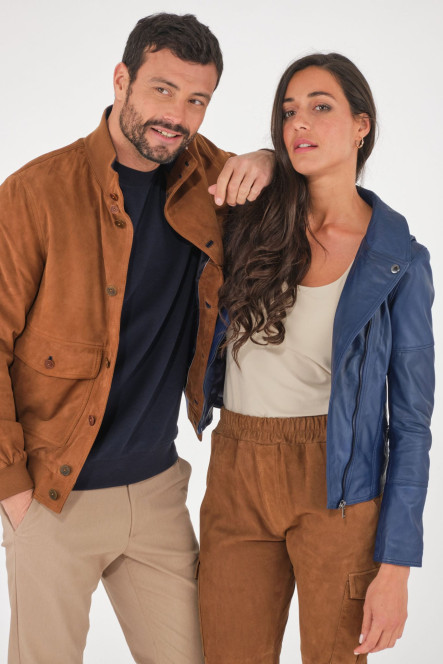 Blouson Daim Homme Torras D89959 Camel