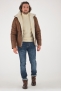 KYLIAN JACKET SHEARLING Marron