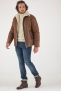 KYLIAN JACKET SHEARLING Marron