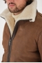 KYLIAN JACKET SHEARLING Marron