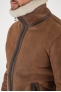 KYLIAN JACKET SHEARLING Marron