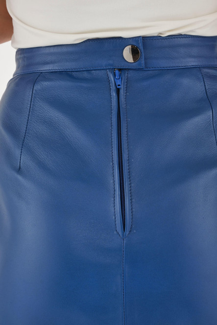 BASIC JUPE Bleu électrique