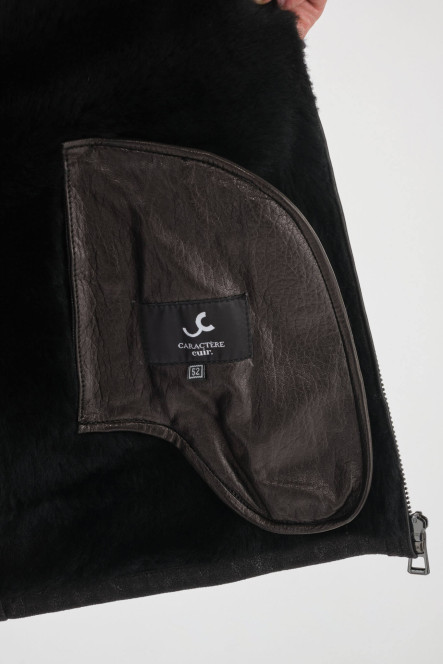 KYLIAN JACKET SHEARLING Noir
